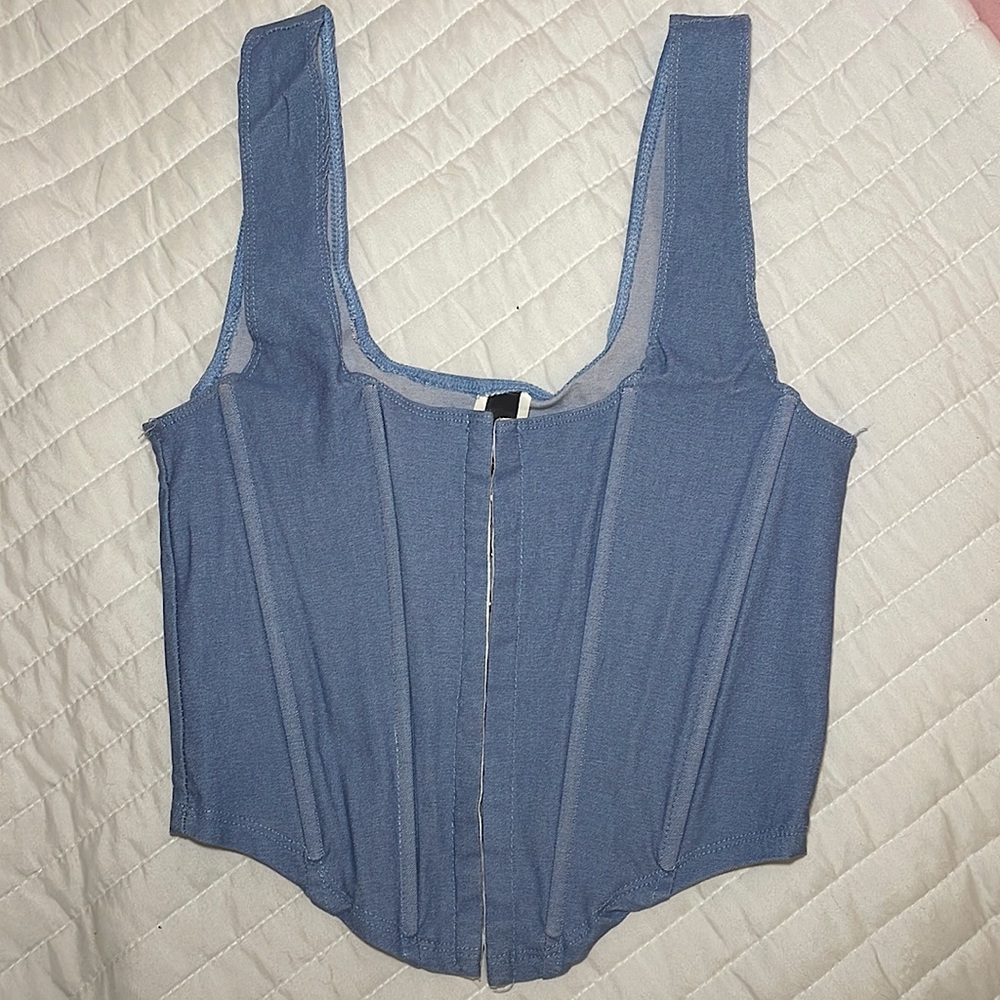 JNK✨ Denim bustier💙 CUTE✨